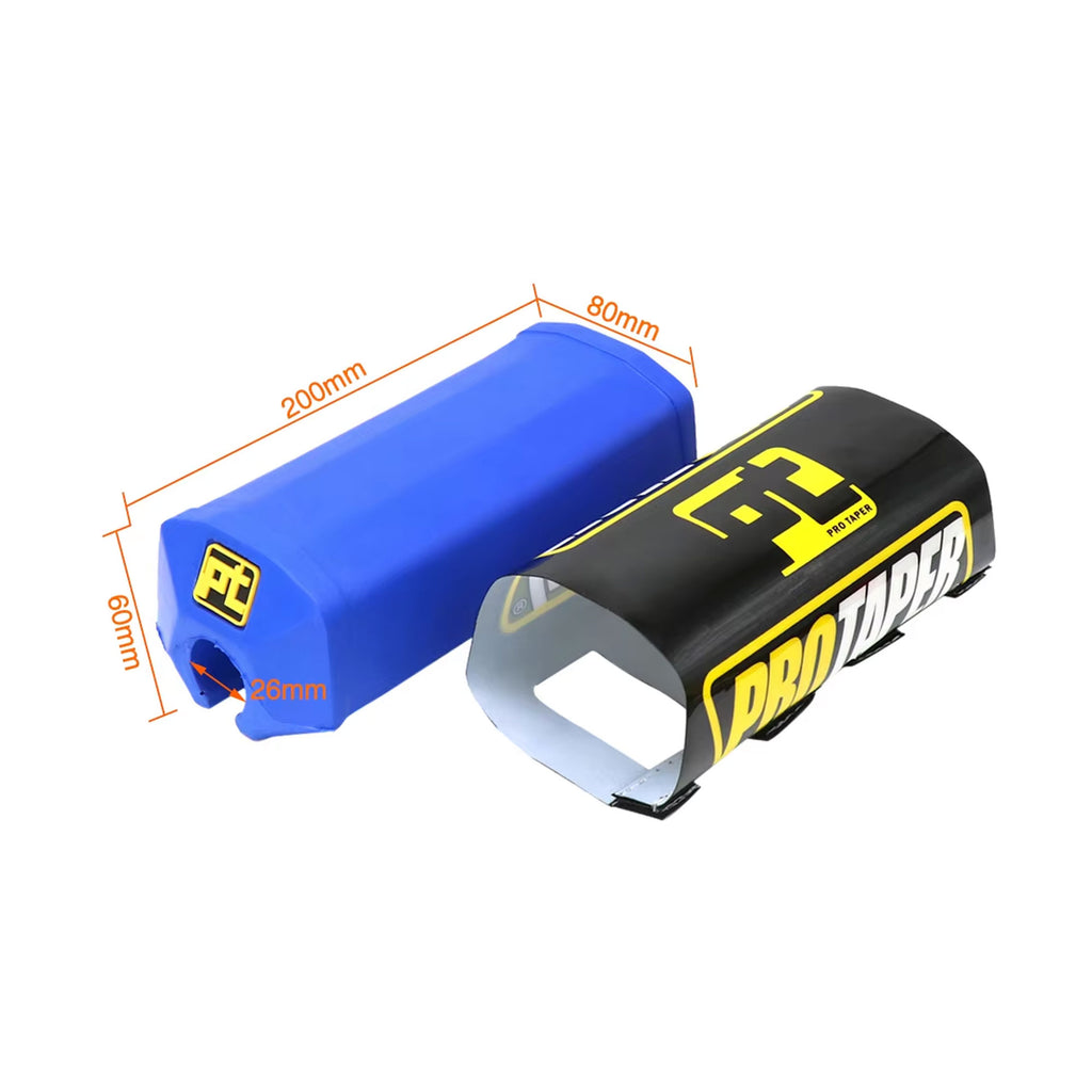 PRO TAPER Square Handlebar 26mm Dirt Bike & ATV Chest Protection Cover Pad_3