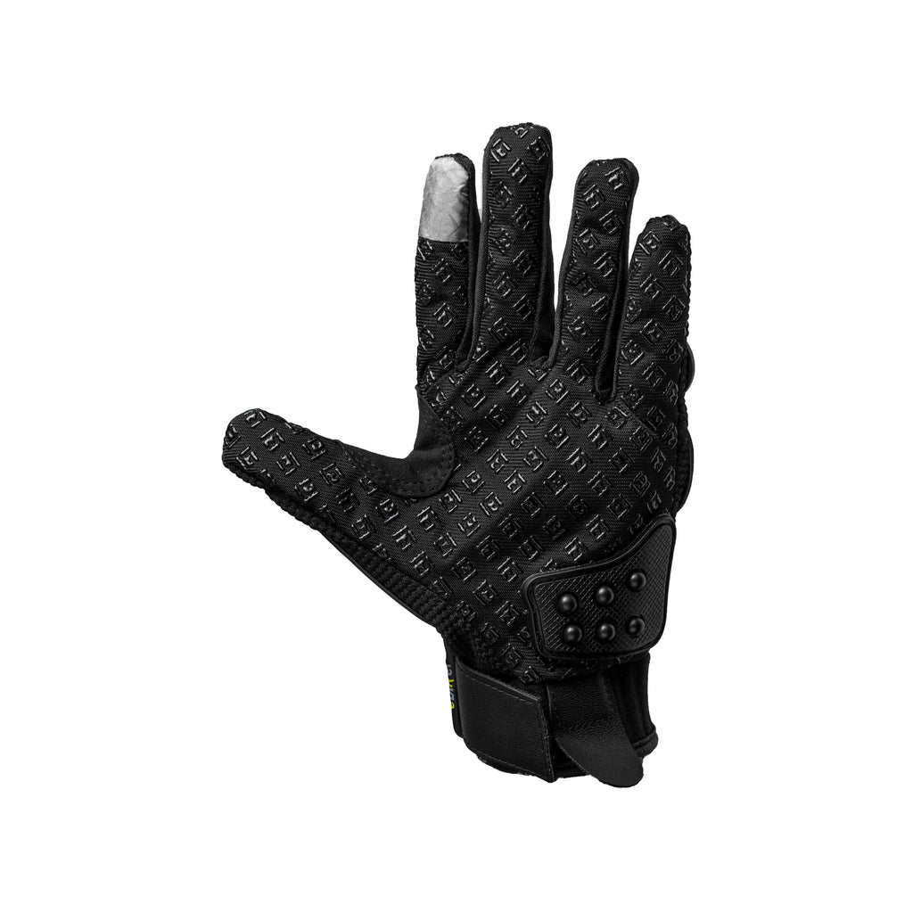 Ebiker Pair of Full Finger Protector Bike Rider's Gloves Black_3