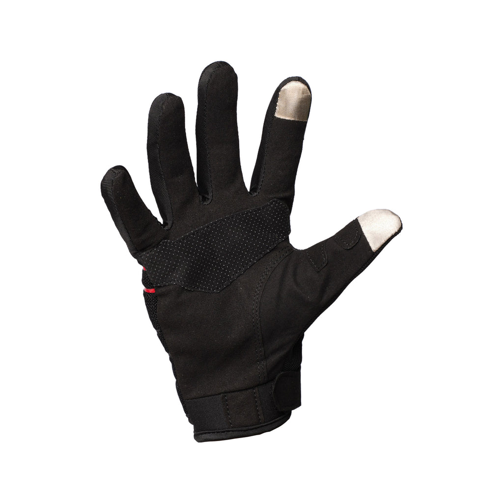 RS SPURTT RS07 Black/Red Motorcycle Gloves - 850286