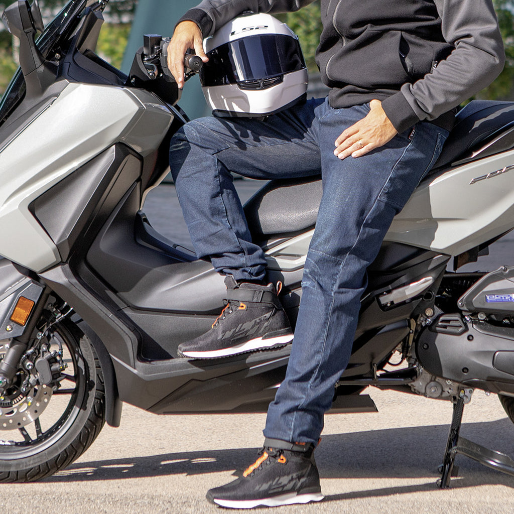 LS2 Bradford Men’s Motorcycle Jeans with CE Knee Protectors_3