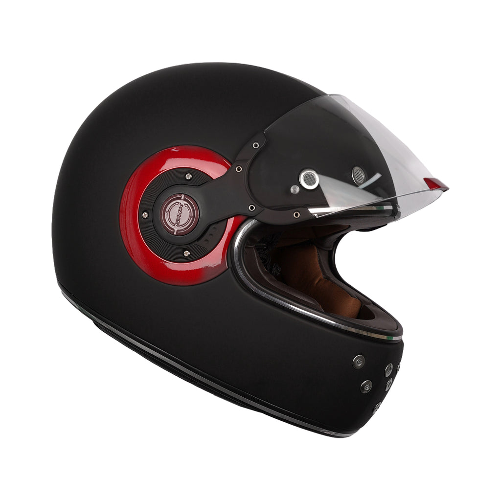 SMK Retro Solid Full Face Helmet Matte Black MA 230_3