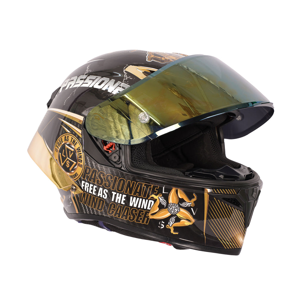LV COOL Passionate Series Full Face Motorcycle Helmet_3