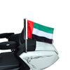 Goldwing LED UAE Flag Mount Left Panel Bracket 2018-2025 - 860129_3