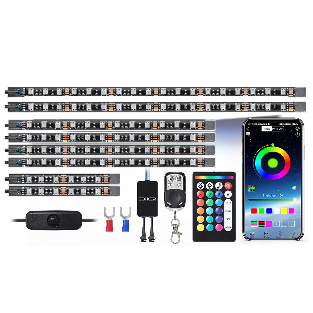 APP Fantasy One Drag 16 Motorcycle RGB Atmosphere Light 16 Straps_2