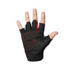 RS GLOVES RS09 Half Finger Motorcycle Gloves Black/Red_4