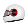 SMK Retro Solid Full Face Motorbike Helmet White GL130_4