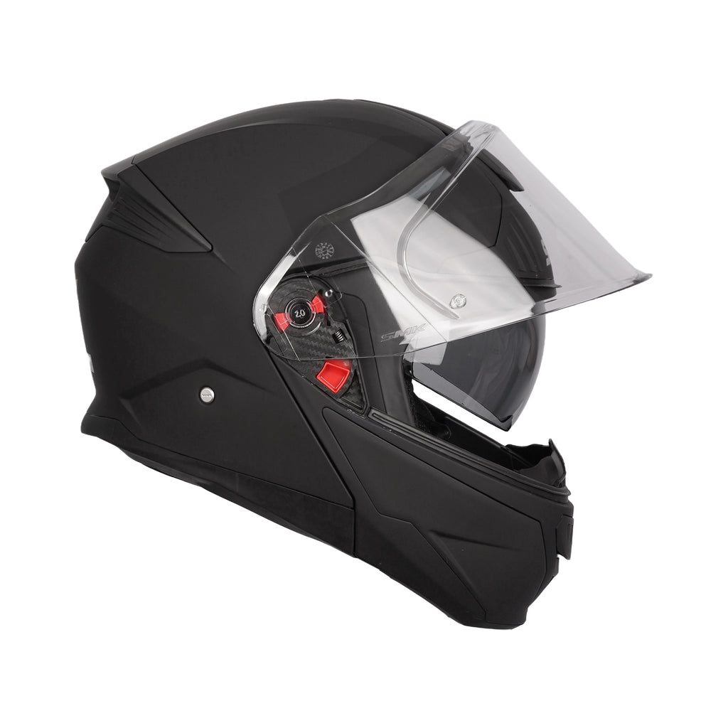 SMK Gullwing Solid Flip Up Helmet Matte Black GL 200_4