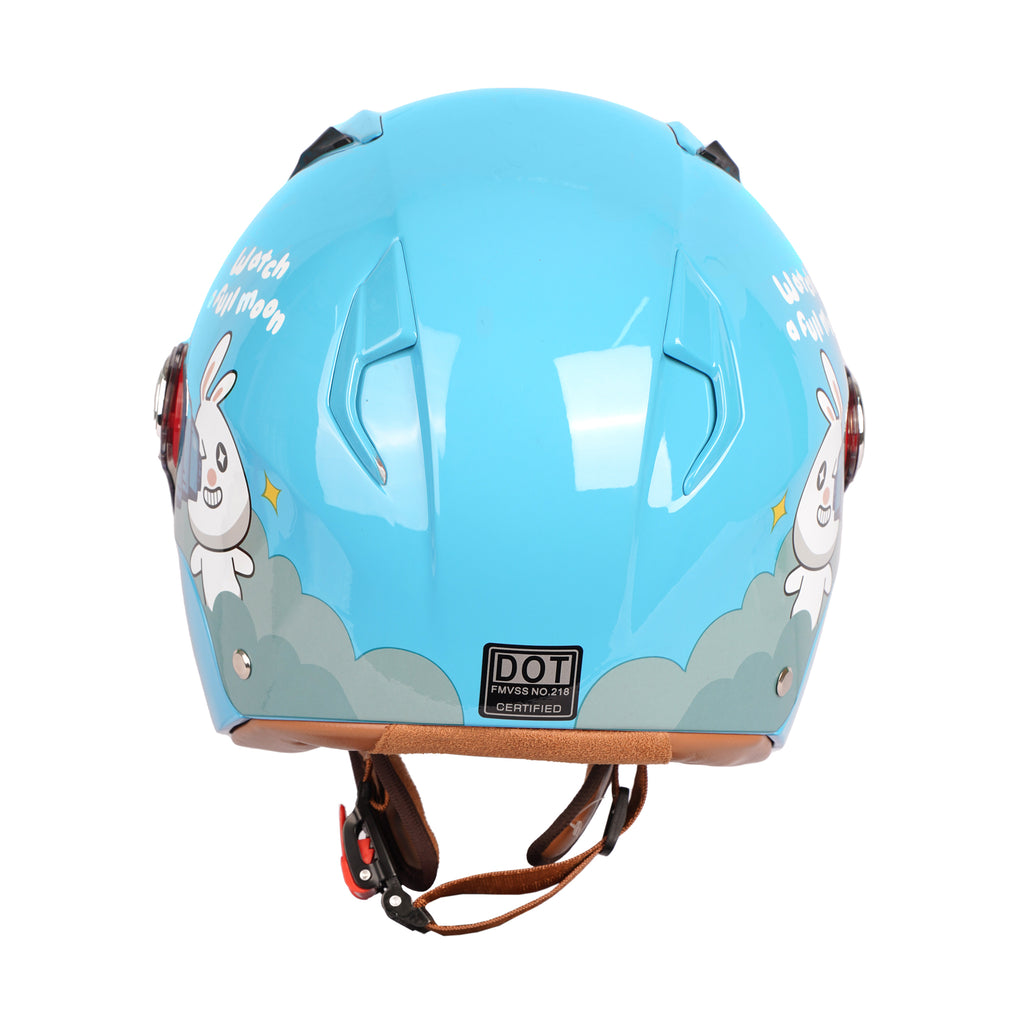 خوذة حماية للأطفال مع غلاف ABS قوي، خوذة أمان مفتوحة الوجه للأطفال - 835625
