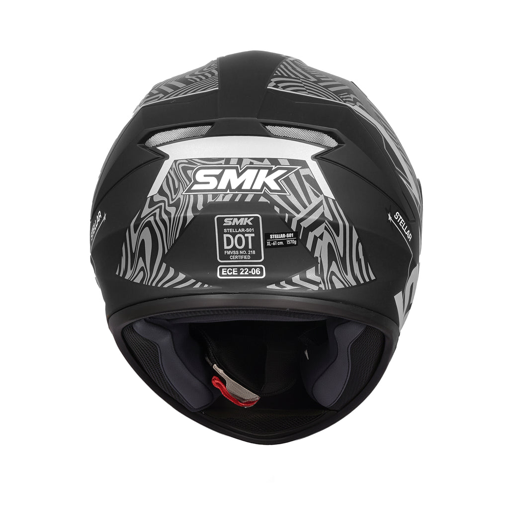 SMK Stellar Fury MA 266 Full Face Motorcycle Helmet _4