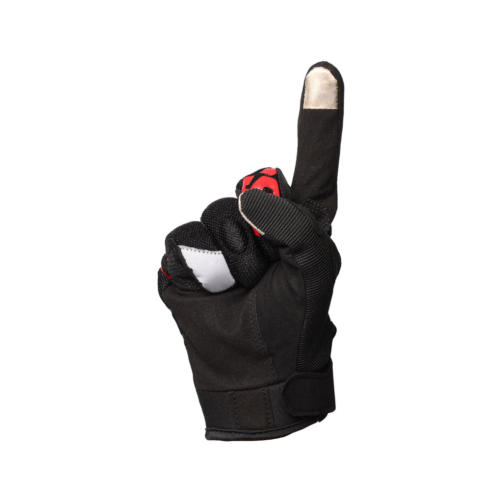 RS SPURTT RS07 Black/Red Motorcycle Gloves - 850286