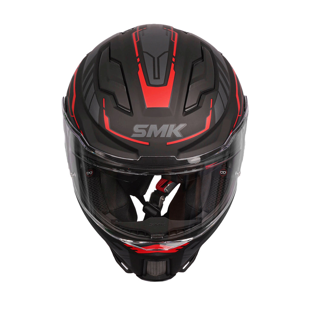 SMK Agnar Tektron MA 263 Full Face Helmet with Aggressive Styling & Wide Visor_5