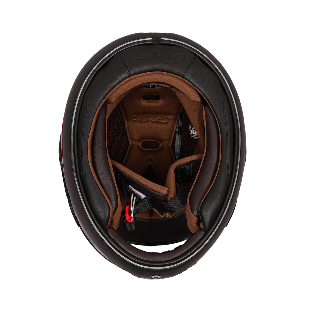 SMK Retro Solid Full Face Helmet Matte Black MA 230_4