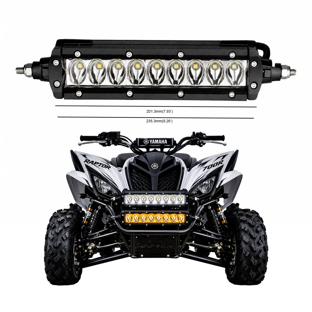 Aurora 10 Inch 75W Motorcycle LED Light Bar ALO-S1-10-D1D1 - 860519