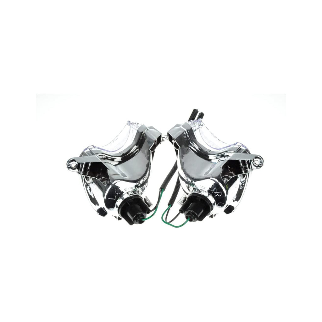 FRONT TURN SIGNAL INDICATOR CLEAR BLINKER LIGHTS PAIR_2