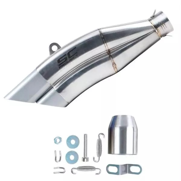Universal Motorcycles Exhaust With Double Head_5