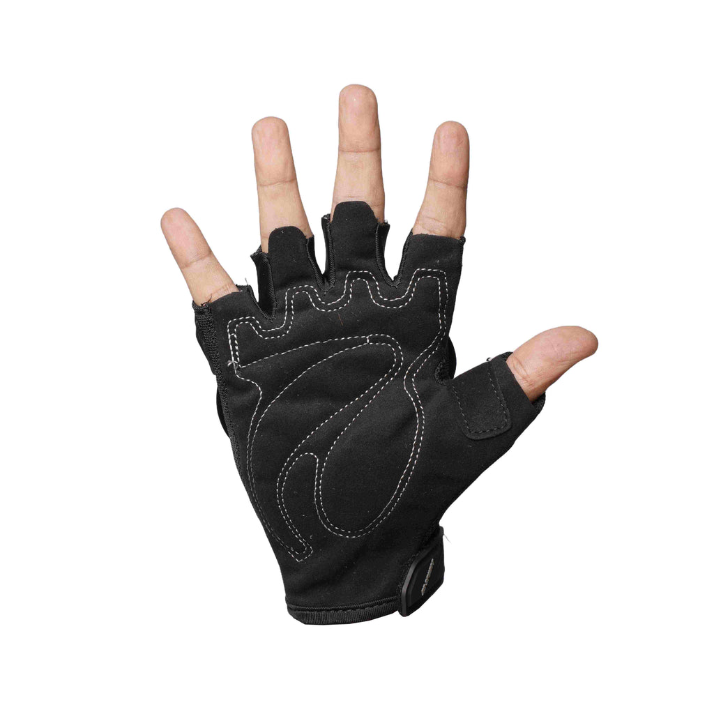 RS GLOVES RS1903-D BLACK Half Finger Motorcycle Gloves_4