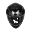SMK Typhoon Solid Full Face Helmet Black GL 200, DOT & ECE_5