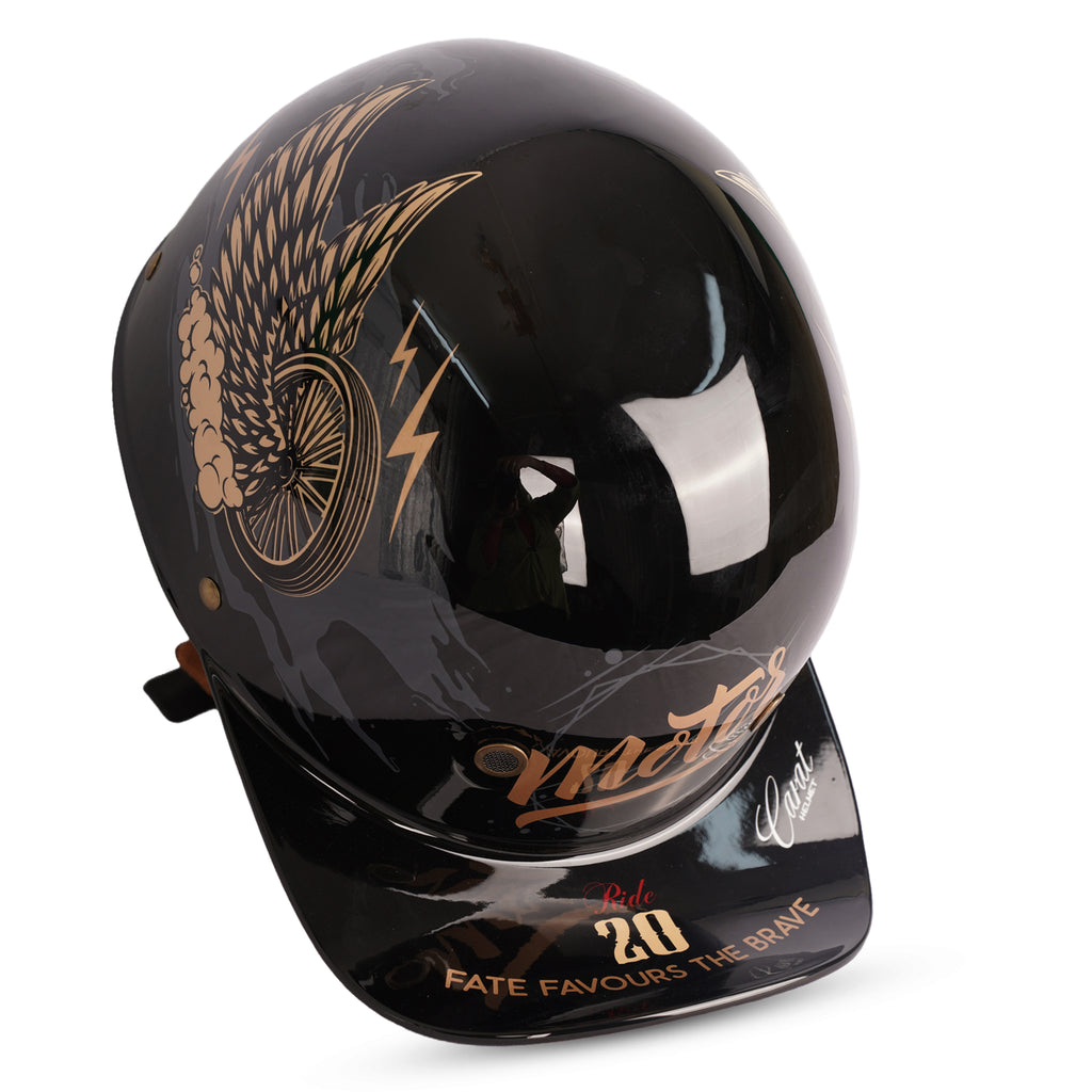 Half Shell Skull DOT Baseball Cap Style Helmet - 835621_2