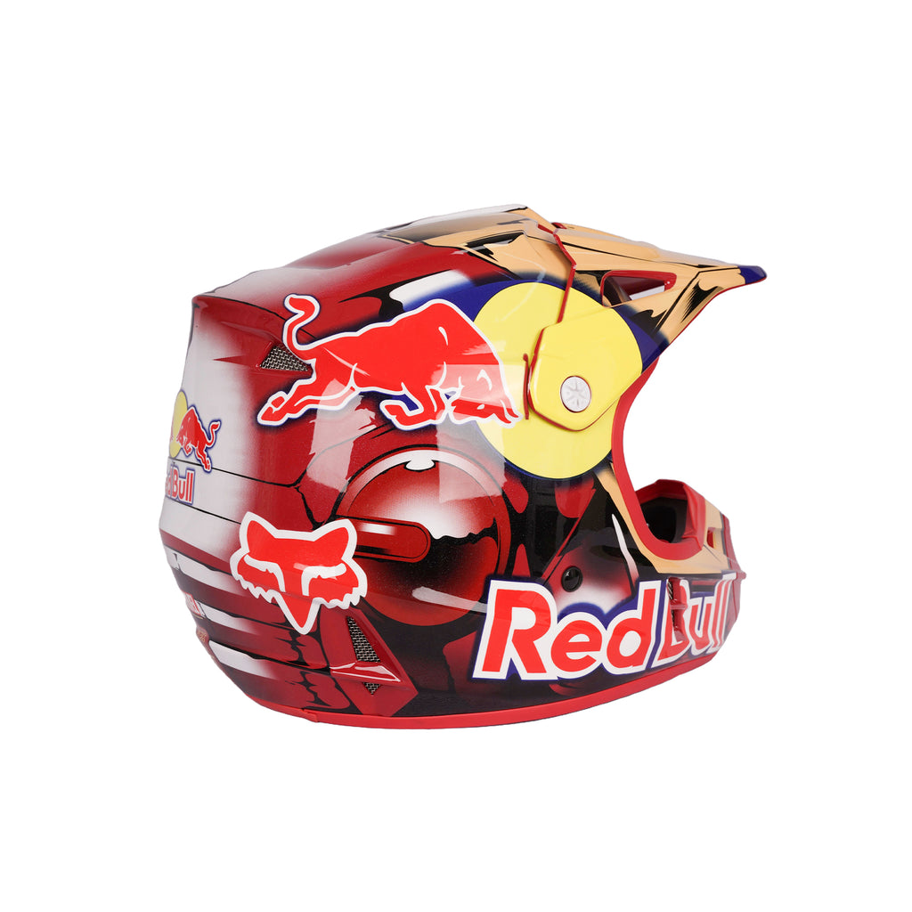 Fox Racing Red Bull Edition Full Face Helmet Carbon Graphic MX_5