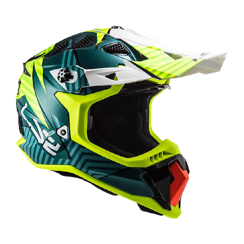 خوذة ls2  SUBVERTER EVO MX700  سبفيرتور ايفو ام اكس 700 استرو كوبالث   H- V  بلون أصفر AK-609228   