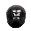 SMK Agnar Solid GL 200 Full Face Helmet Gloss Black, Dual Visor_6
