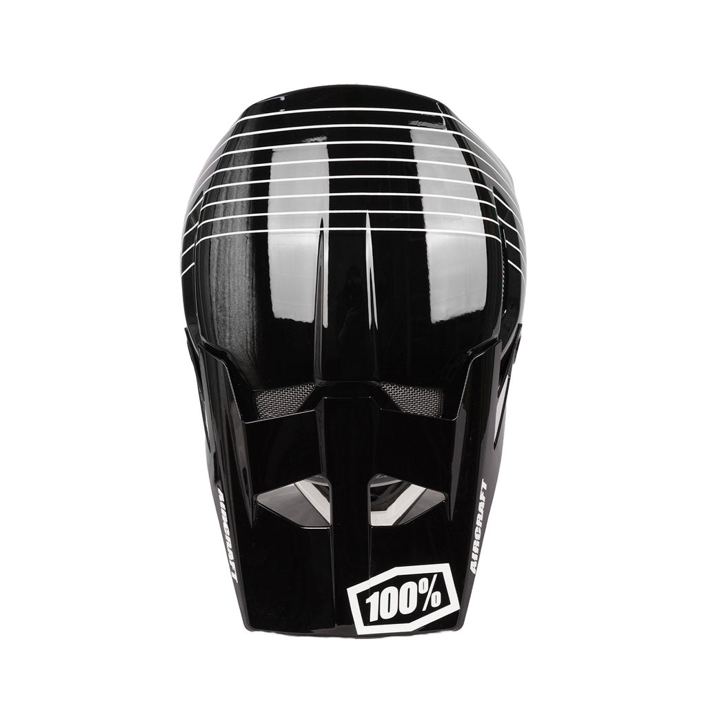 100% Aircraft Black Silo MTB Helmet Composite, Lightweight & Ventilated_5