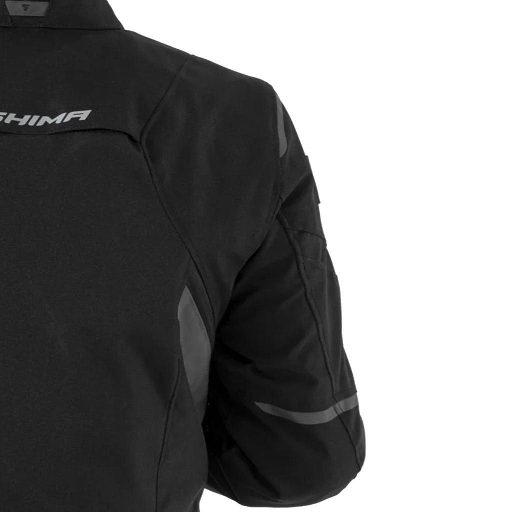 SHIMA RUSH 2.0 Men Black 3 Layer Textile Motorcycle Waterproof Jacket_5