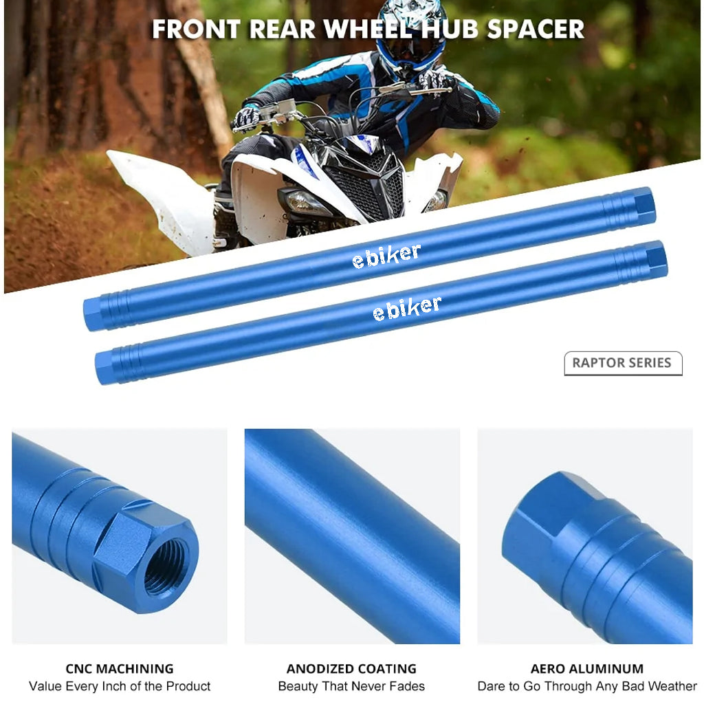 Aluminum Tie Rods Tierod Billet For Yamaha Raptor - Blue, Black & Red_7