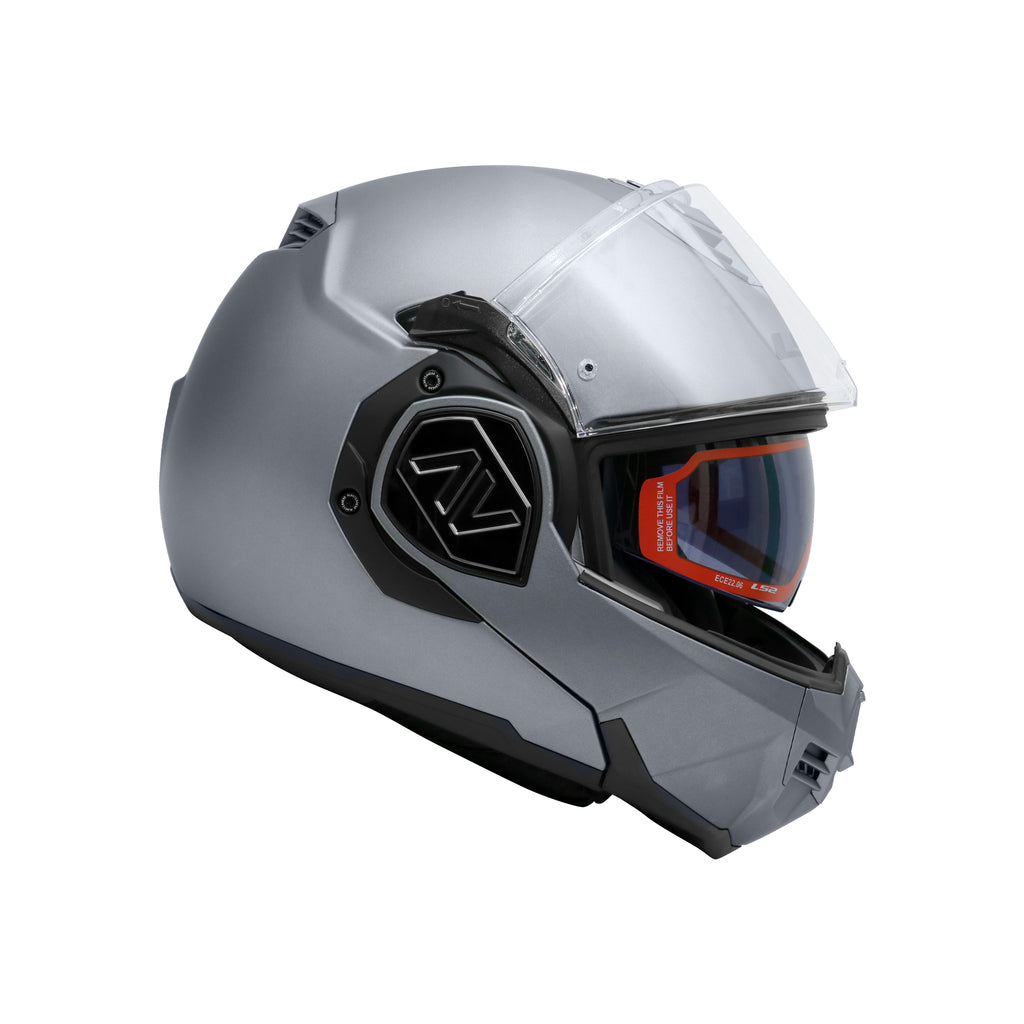 LS2 Full Face Modular Helmet FF906 Advant Solid Matt Titanium_1