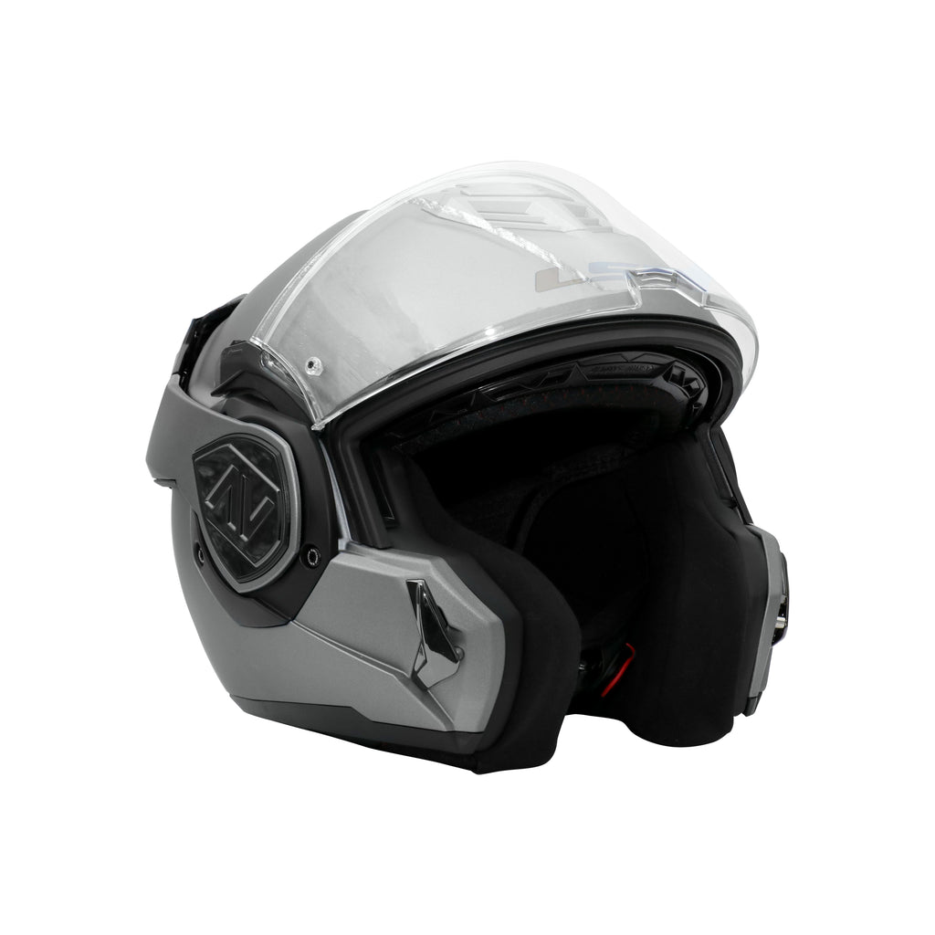 LS2 Full Face Modular Helmet FF906 Advant Solid Matt Titanium_2