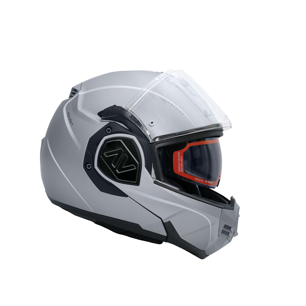 LS2 Full Face FF906 Advant Special Modular Helmet Matt Silver_1