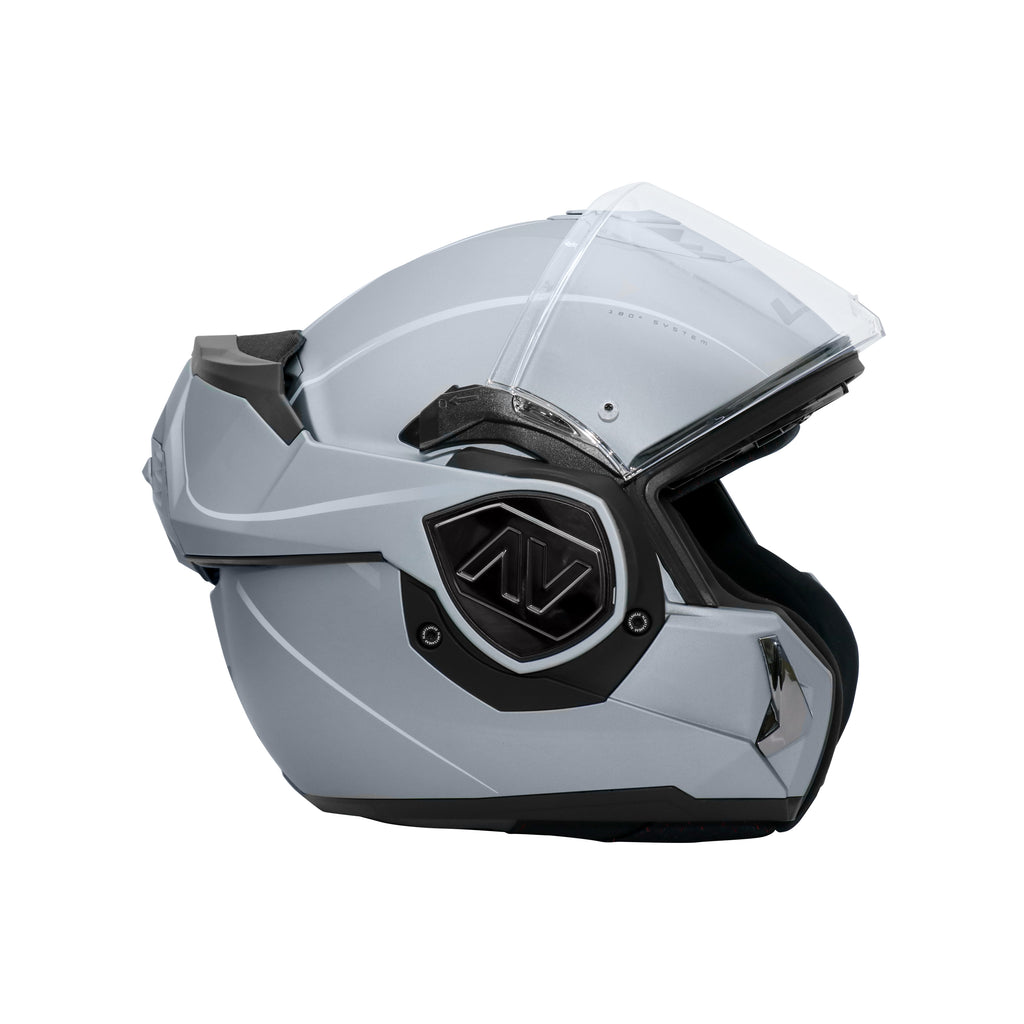 LS2 Full Face FF906 Advant Special Modular Helmet Matt Silver_2