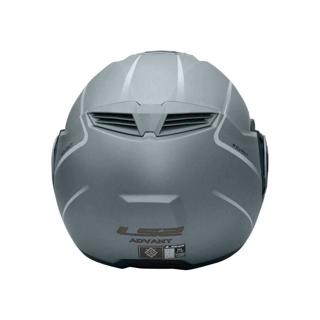 LS2 Full Face FF906 Advant Special Modular Helmet Matt Silver_5