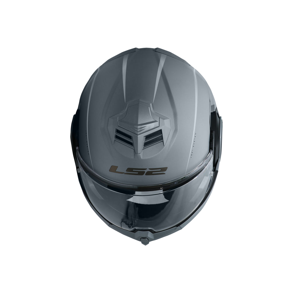 LS2 Full Face FF906 Advant Special Modular Helmet Matt Silver_6