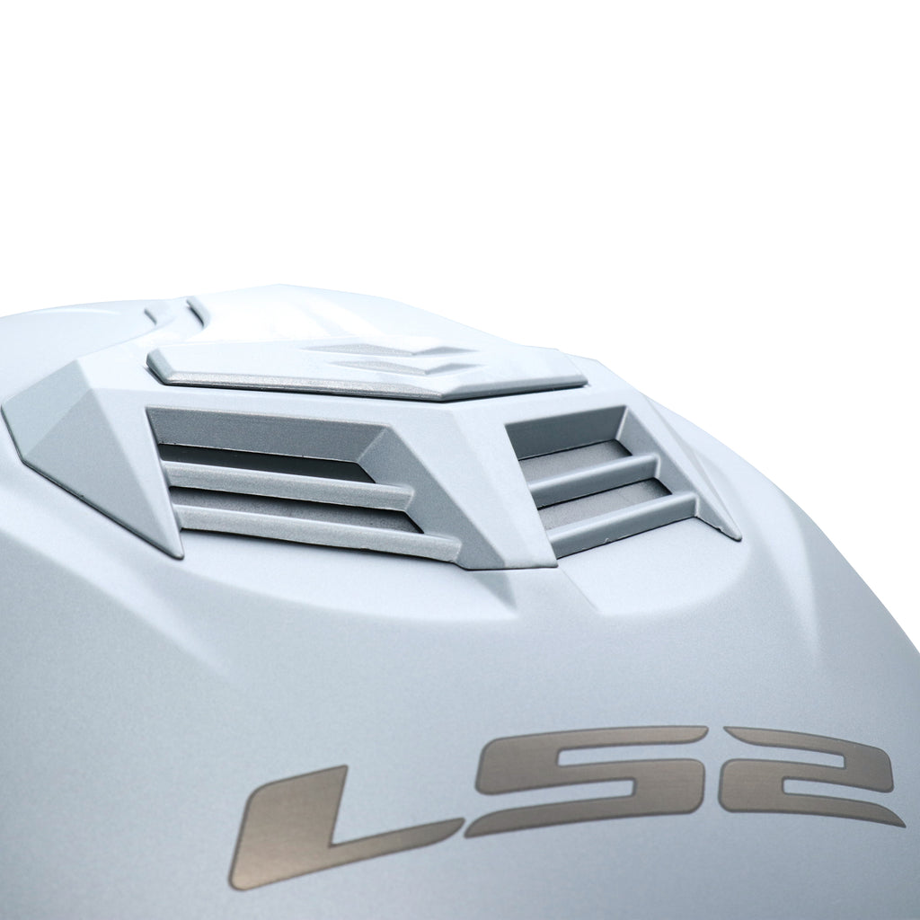 LS2 Full Face FF906 Advant Special Modular Helmet Matt Silver_7