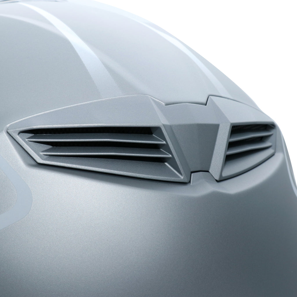 LS2 Full Face FF906 Advant Special Modular Helmet Matt Silver_8