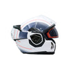 خوذة LS2 كاملة الوجه FF906 Advant Cooper، أبيض وأزرق - 609253