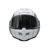 خوذة LS2 كاملة الوجه FF906 Advant Cooper، أبيض وأزرق - 609253