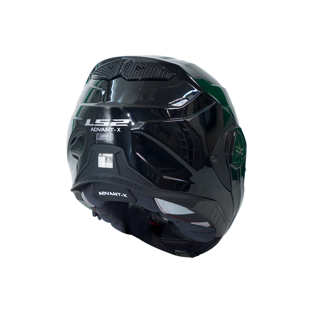خوذة LS2 FF901 ADVANT X سوداء لامعة صلبة - 609260