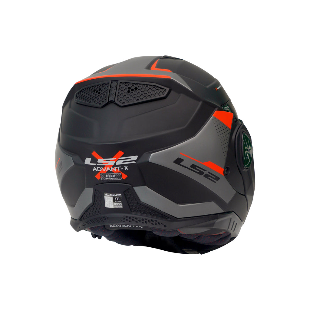   خوذة LS2  FF901 أدفانت إكس اوبليفين متعددة الوظائف، لون أسود وتيتانيوم وأحمر - 609274