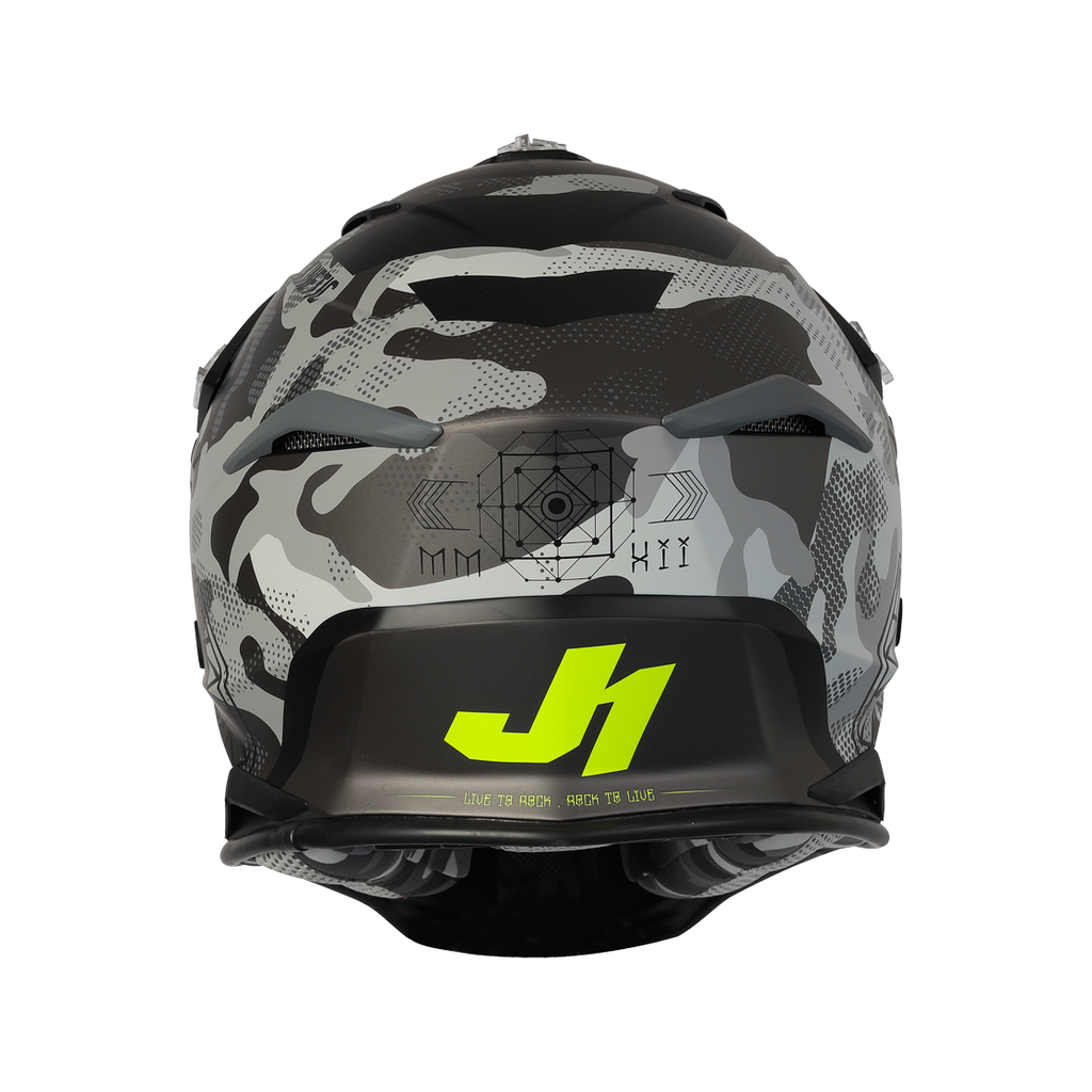 خوذة جست ون كاينيتيك كامو JUST1 J39 Kinetic Camo للموتوكروس والمغامرة - 680012