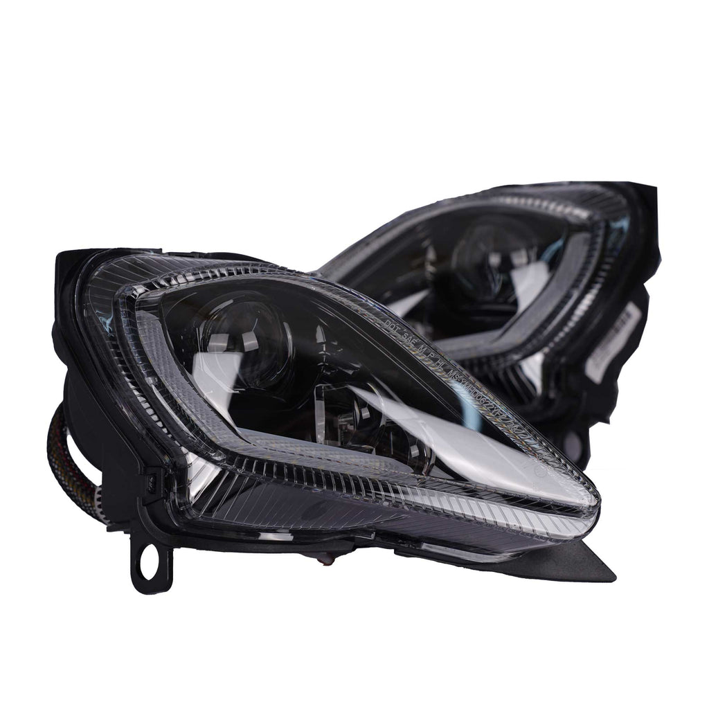 Yamaha Raptor Angel Eye LED Dual Projector ATV Headlight_6