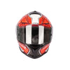 JUST1 J-GPR Instinct Fluo Light Red Carbon Full Face Helmet (ECE)_5