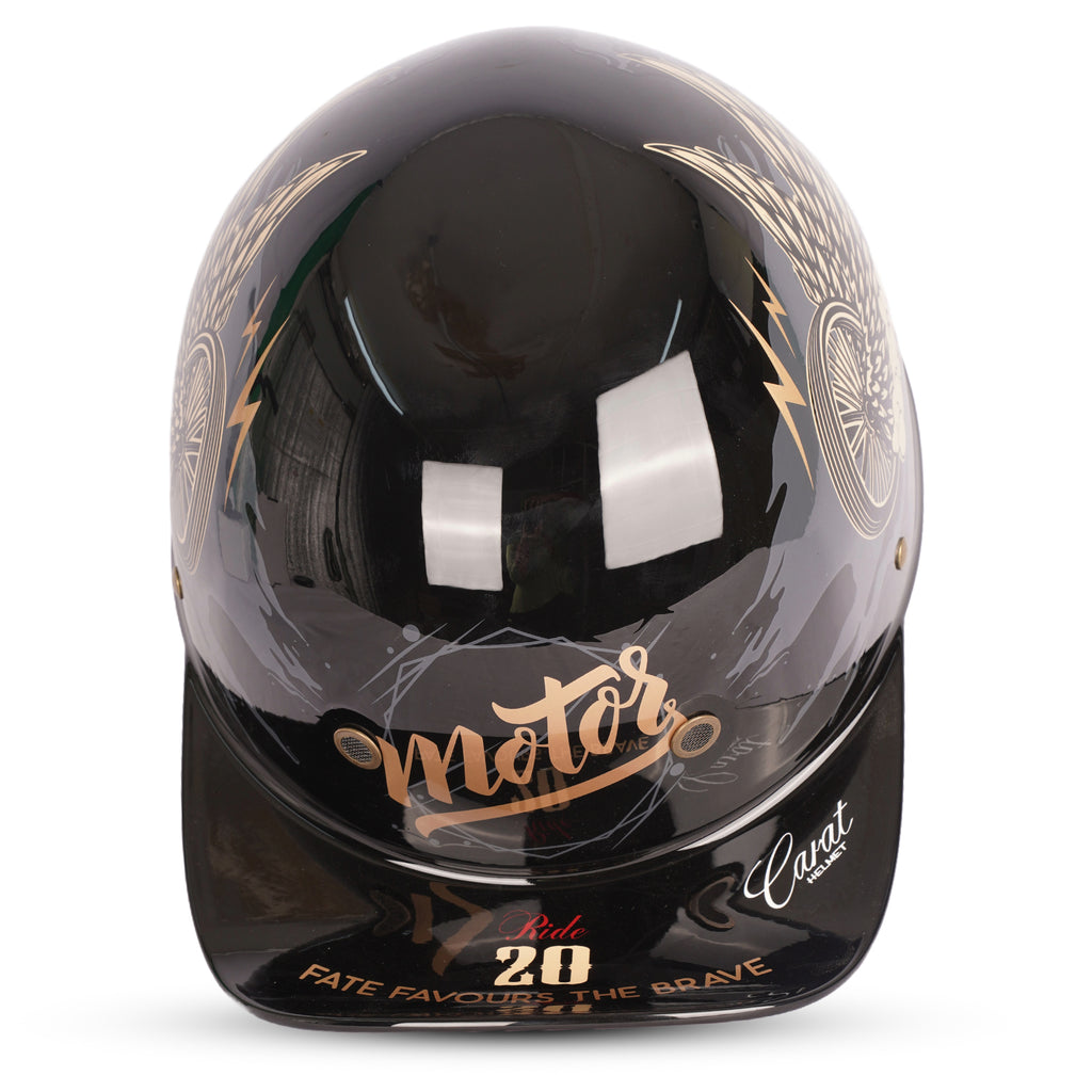 Half Shell Skull DOT Baseball Cap Style Helmet - 835621_3