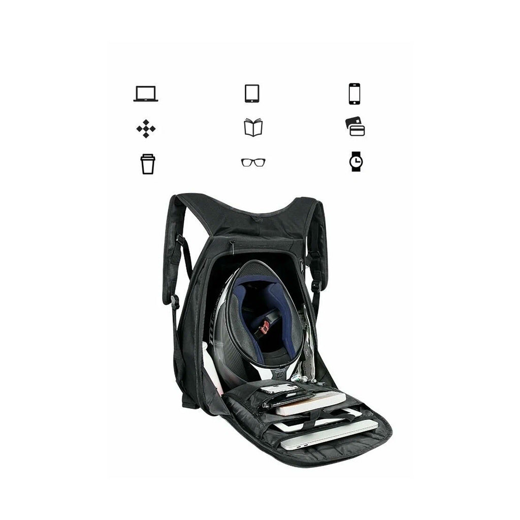 Ogio Carbon Fiber Shell Backpack, Waterproof Motorcycle Gear Bag_5