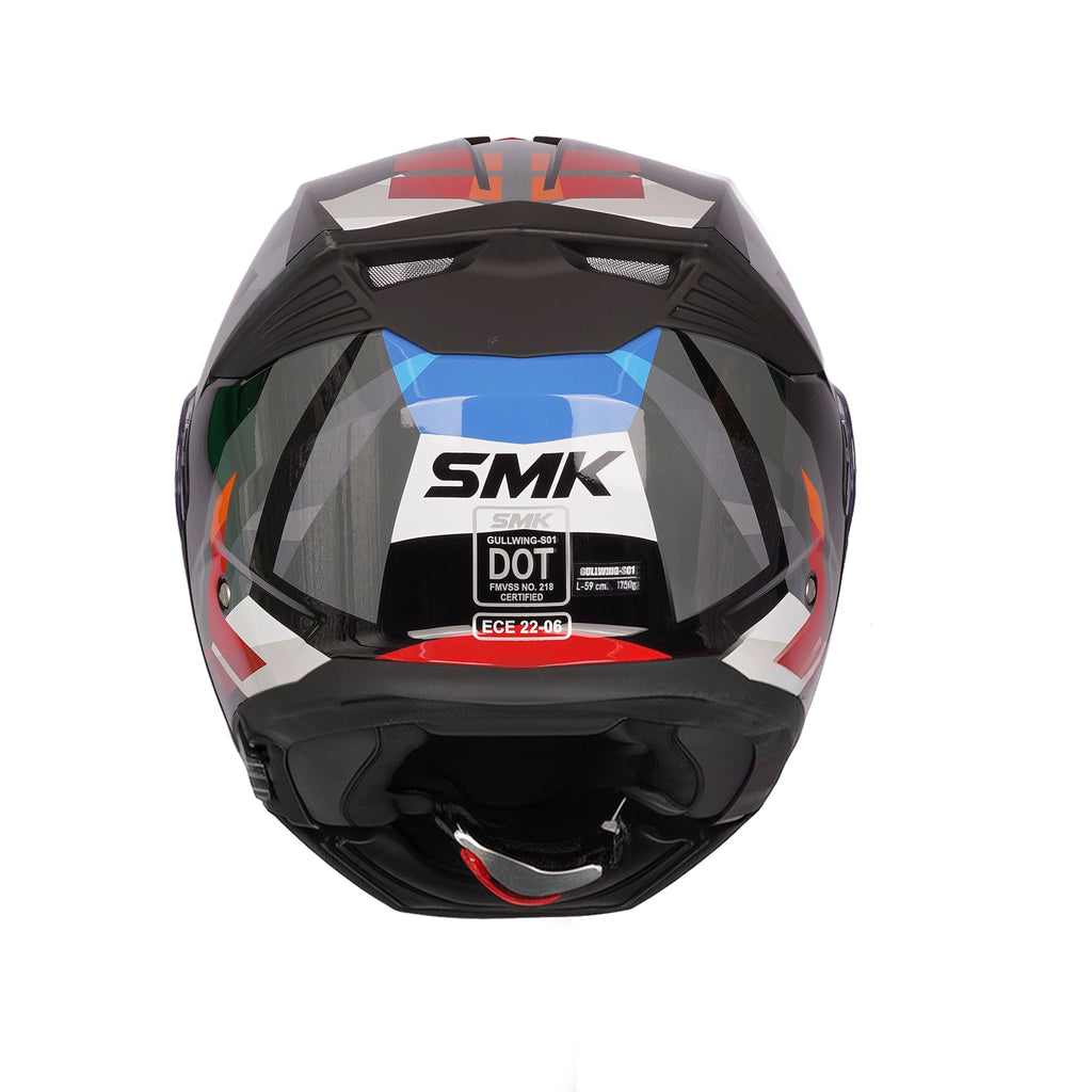 SMK Gullwing Charger GL 263 Flip-Up Helmet with Sun Visor_6
