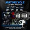 Universal Dual Color Motorcycle LED Headlight Projector Lens JM-40W_5