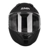 SMK Bionic Adult Solid Matte Black MA200 Full Face Helmet_6