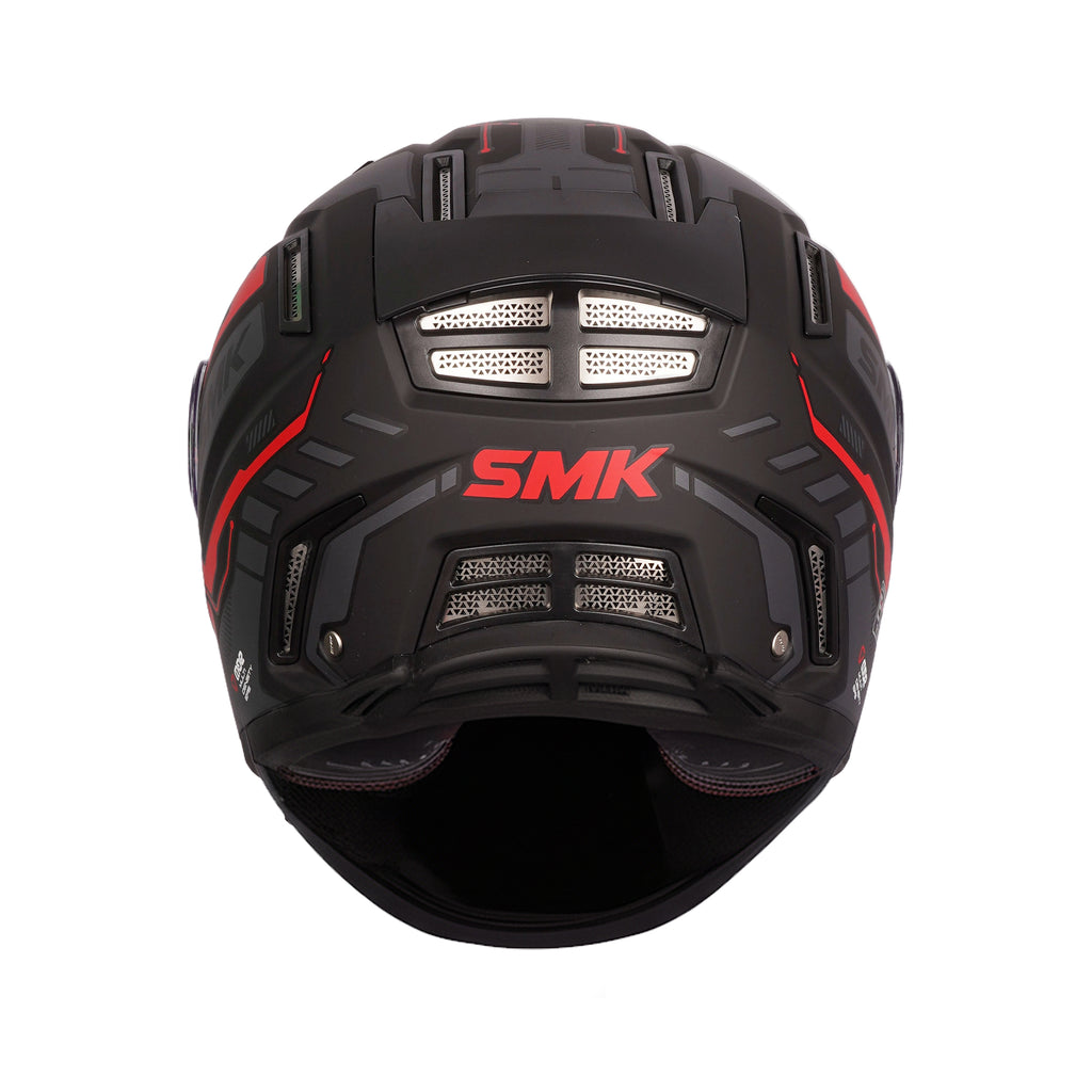 SMK Agnar Tektron MA 263 Full Face Helmet with Aggressive Styling & Wide Visor_6