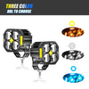 SYC-120W Dual Color Motorcycle LED Spotlight_6